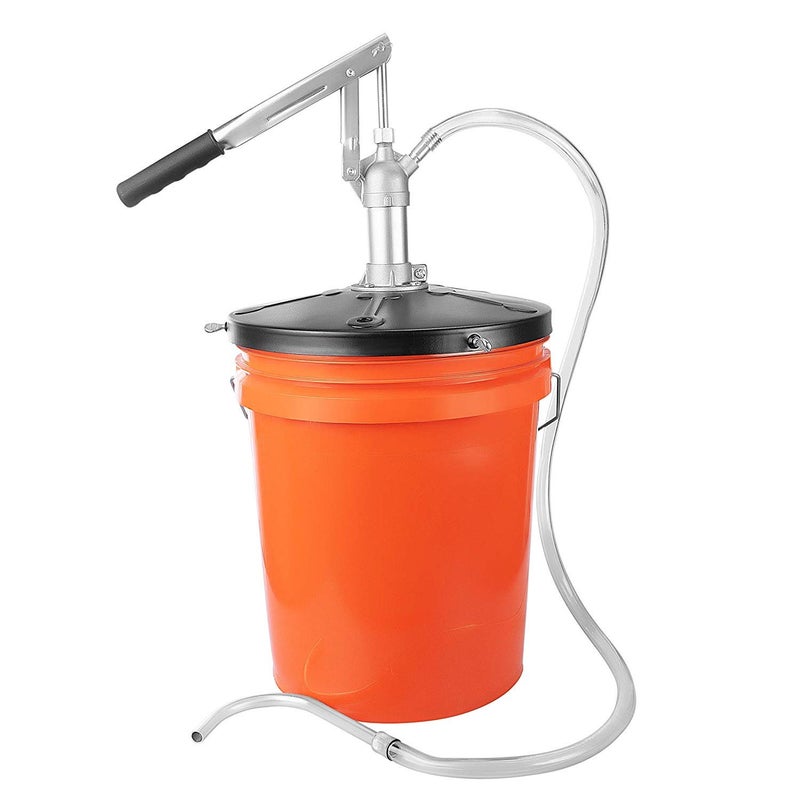 GROZ 44150 Heavy Duty Lever Action Bucket Pump â€“ Up to 60 ML Per Stroke â€“ for 5 Gallon Pails â€“ Transfer Heavy Oils, Engine Oils, and Transmission Fluid â€“ Industrial Grade - Image 1
